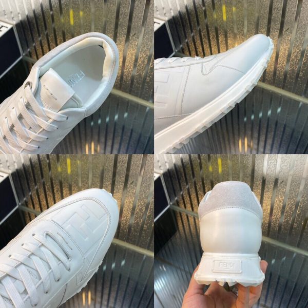 Shoes FENDI Lace-up white x leather Corner Bugs shaped 2