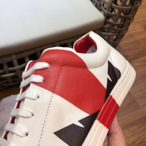 Shoes FENDI Little Monsters white x red x black 12
