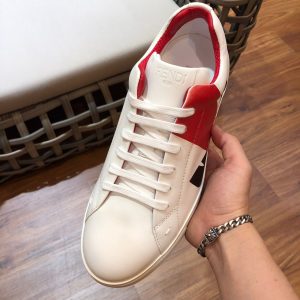 Shoes FENDI Little Monsters white x red x black 14