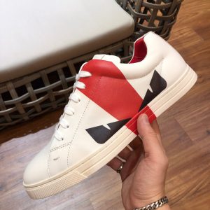 Shoes FENDI Little Monsters white x red x black 15