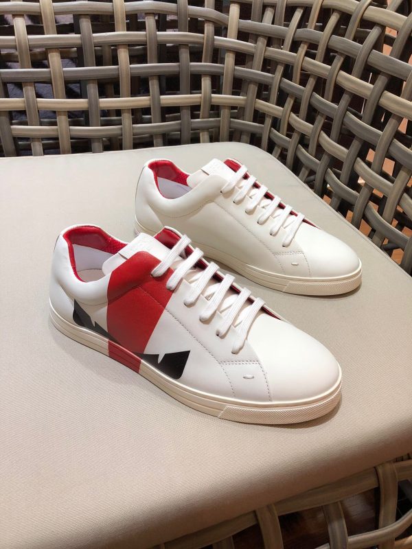 Shoes FENDI Little Monsters white x red x black 1