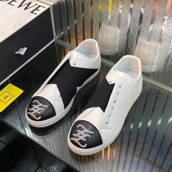 Shoes FENDI Tonal Romano white x black pattern 10