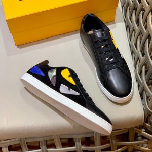 Shoes FENDI high-quality TPU black x yellow x blue 15