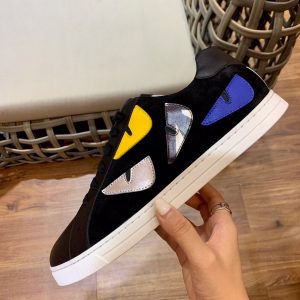 Shoes FENDI high-quality TPU black x yellow x blue 16