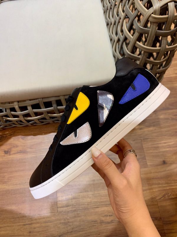 Shoes FENDI high-quality TPU black x yellow x blue 7