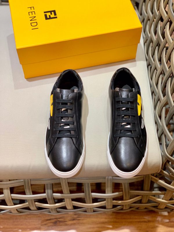 Shoes FENDI high-quality TPU black x yellow x blue 8