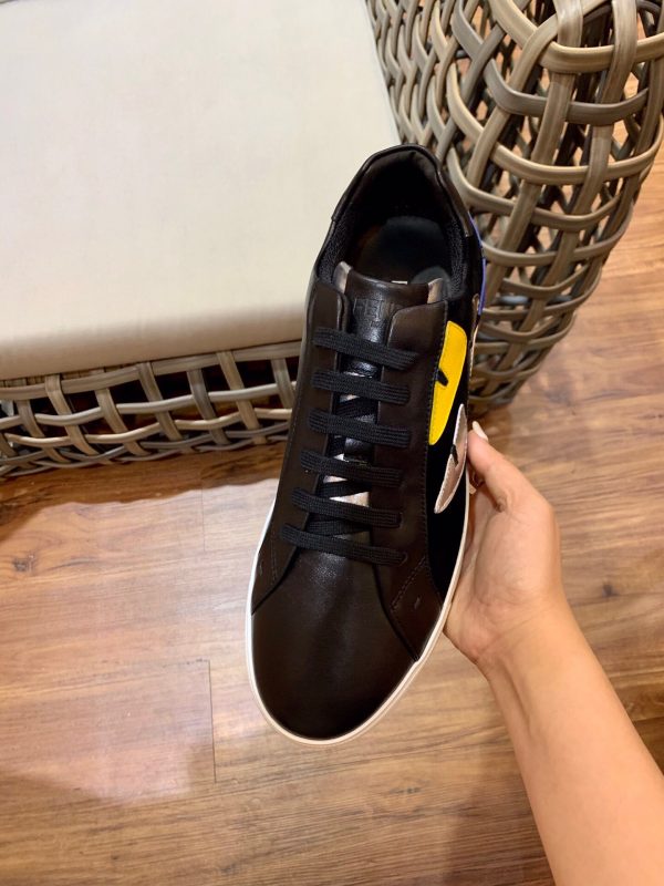 Shoes FENDI high-quality TPU black x yellow x blue 9