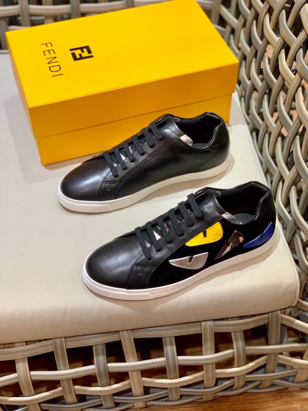 Shoes FENDI high-quality TPU black x yellow x blue 1