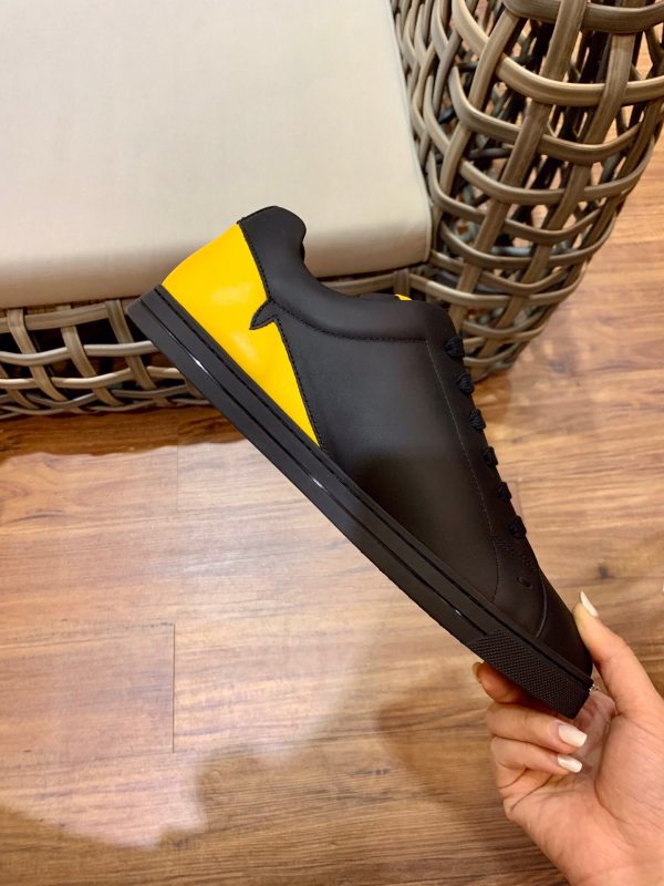Shoes FENDI high-quality TPU black x yellow 6