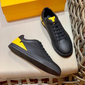 Shoes FENDI high-quality TPU black x yellow 16