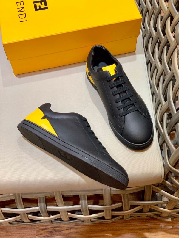 Shoes FENDI high-quality TPU black x yellow 7
