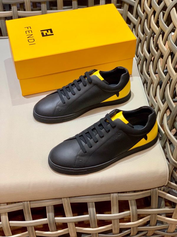 Shoes FENDI high-quality TPU black x yellow 9