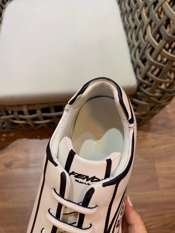 Shoes FENDI high-quality TPU white x black pattern 5