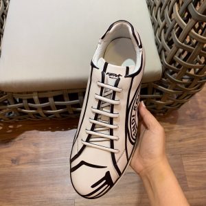 Shoes FENDI high-quality TPU white x black pattern 15