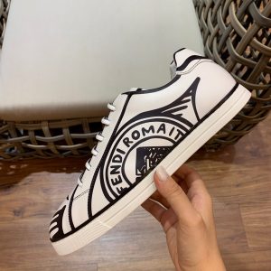 Shoes FENDI high-quality TPU white x black pattern 16