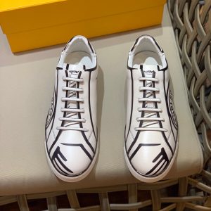 Shoes FENDI high-quality TPU white x black pattern 18