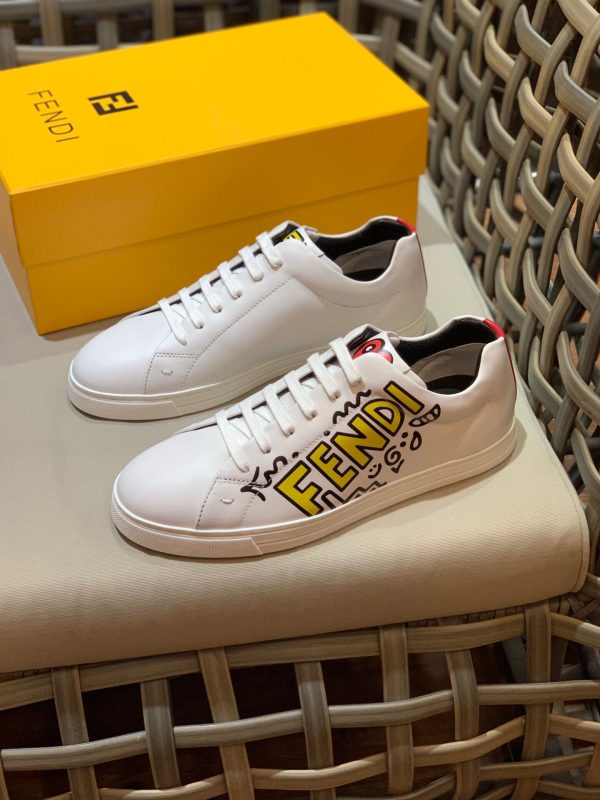 Shoes FENDI high-quality TPU white x yellow x red 7