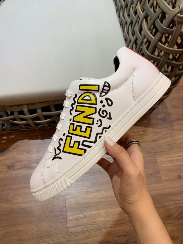 Shoes FENDI high-quality TPU white x yellow x red 10