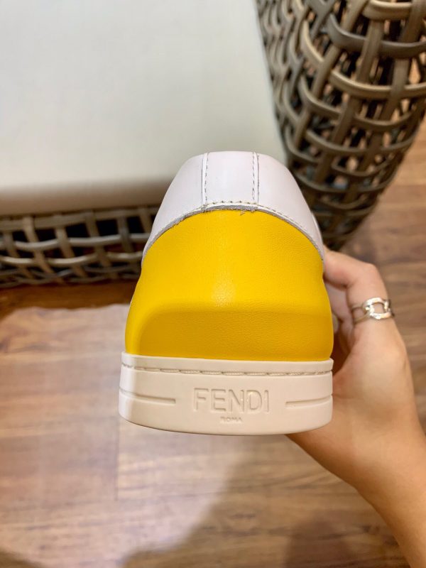 Shoes FENDI high-quality TPU white x yellow 3