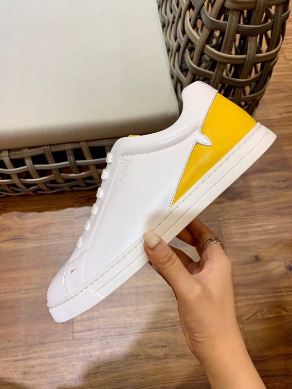 Shoes FENDI high-quality TPU white x yellow 4
