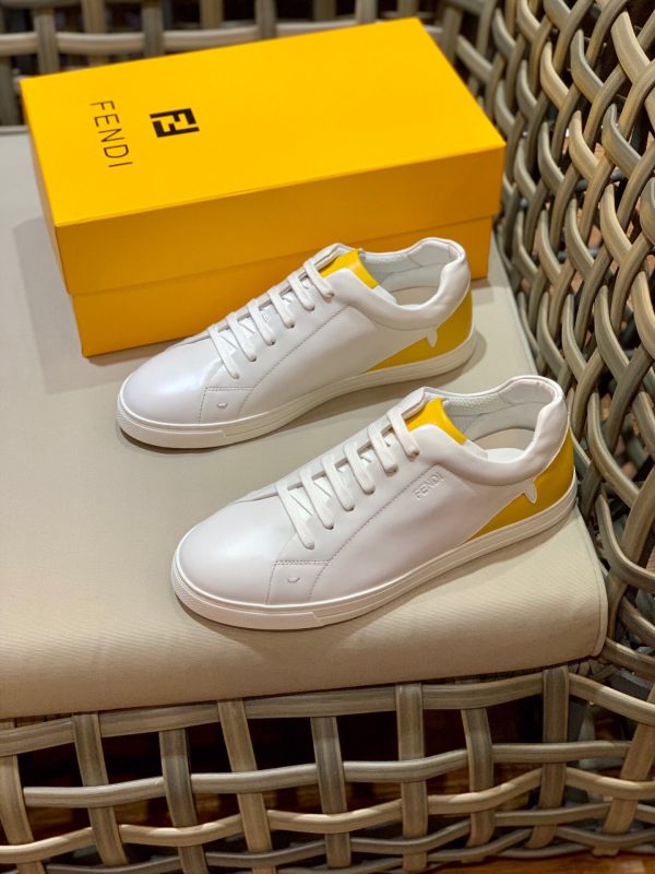 Shoes FENDI high-quality TPU white x yellow 9