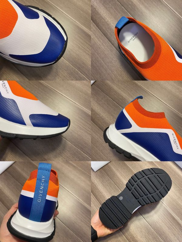 Shoes GIVENCHY Original Version TPU orange x white x blue 3