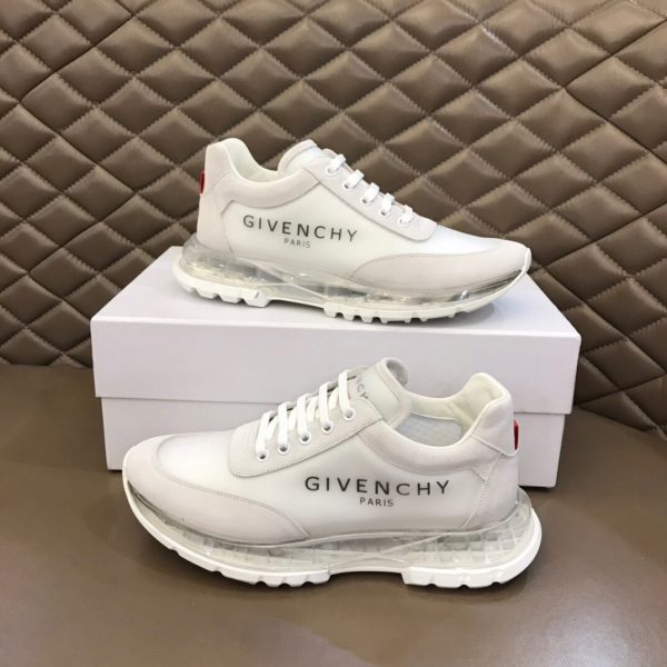 Shoes GIVENCHY PARIS Low-top Air-cushioned white x logo 7