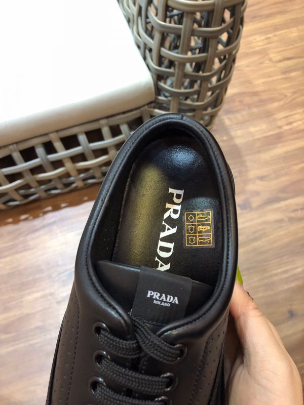 Shoes PRADA Calfskin Lace-up black 5