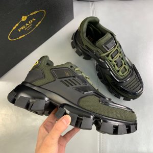 Shoes PRADA Couple Models black x green 12