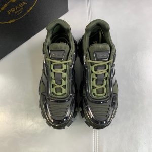 Shoes PRADA Couple Models black x green 17