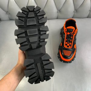 Shoes PRADA Couple Models black x orange 12