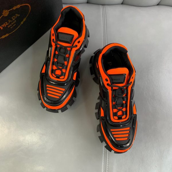 Shoes PRADA Couple Models black x orange 8