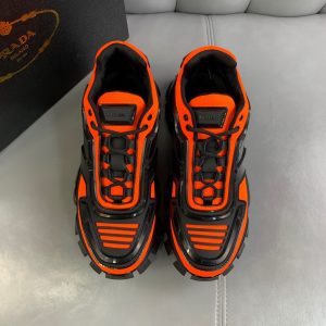Shoes PRADA Couple Models black x orange 19