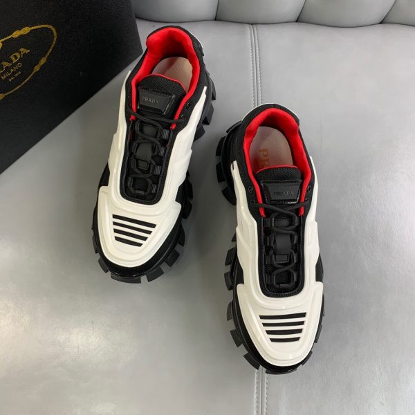 Shoes PRADA Couple Models white x black x red 8