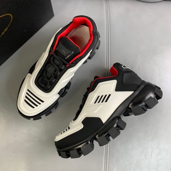 Shoes PRADA Couple Models white x black x red 9