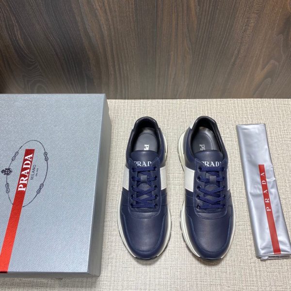 Shoes PRADA Lace-up New blue 9