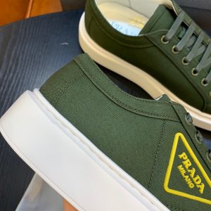 Shoes PRADA Original Canvas dark green 9