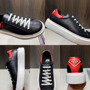 Shoes PRADA Soft Calf black x red 10