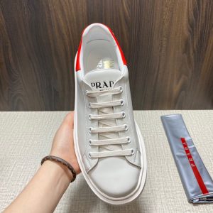 Shoes PRADA Soft Calf white x red 11