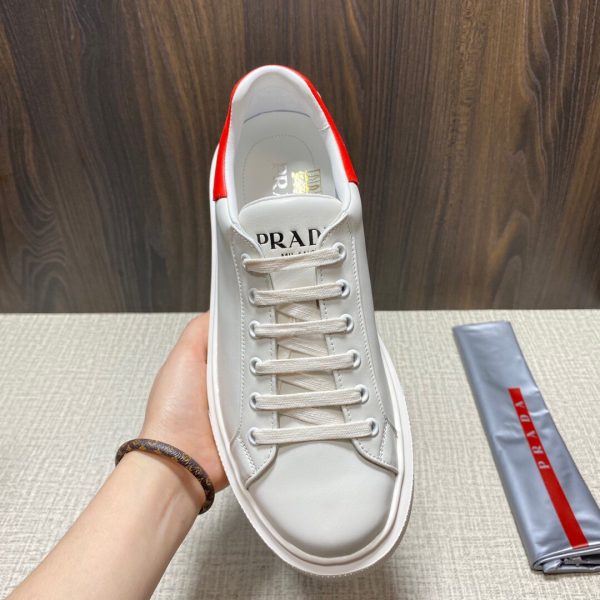 Shoes PRADA Soft Calf white x red 2