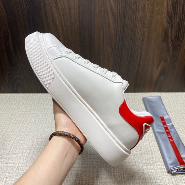 Shoes PRADA Soft Calf white x red 3