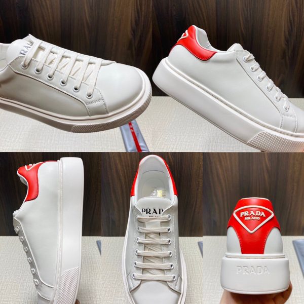 Shoes PRADA Soft Calf white x red 5