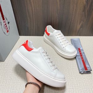Shoes PRADA Soft Calf white x red 16