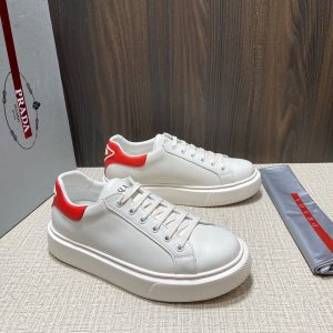 Shoes PRADA Soft Calf white x red 18