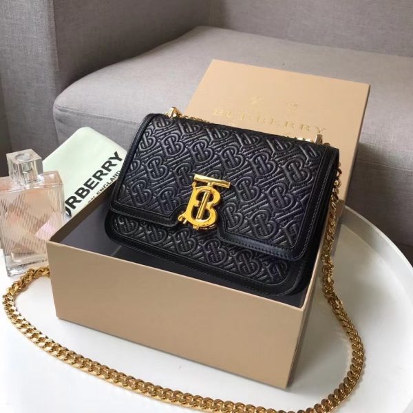 Burberry Small Quilted Monogram Lambskin TB Bag 1