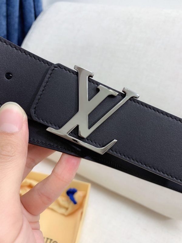 Louis Vuitton GH293220240 black x silver Logo Belts 3