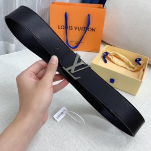 Louis Vuitton GH293220240 black x silver Logo Belts 14