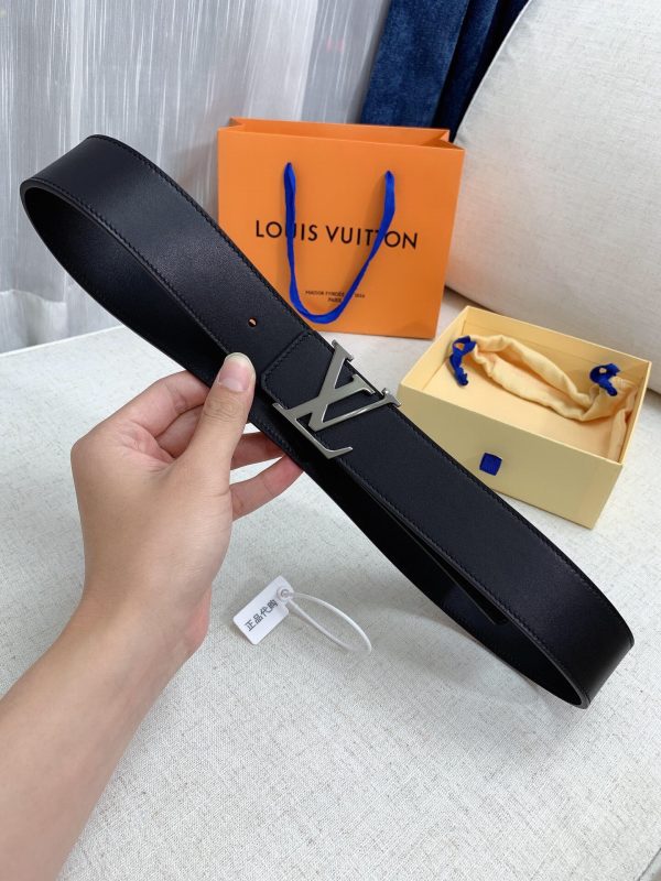 Louis Vuitton GH293220240 black x silver Logo Belts 6